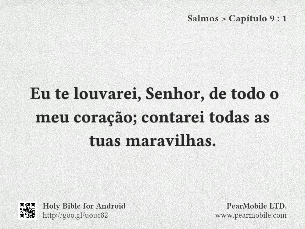 Salmos, Capítulo 9:1